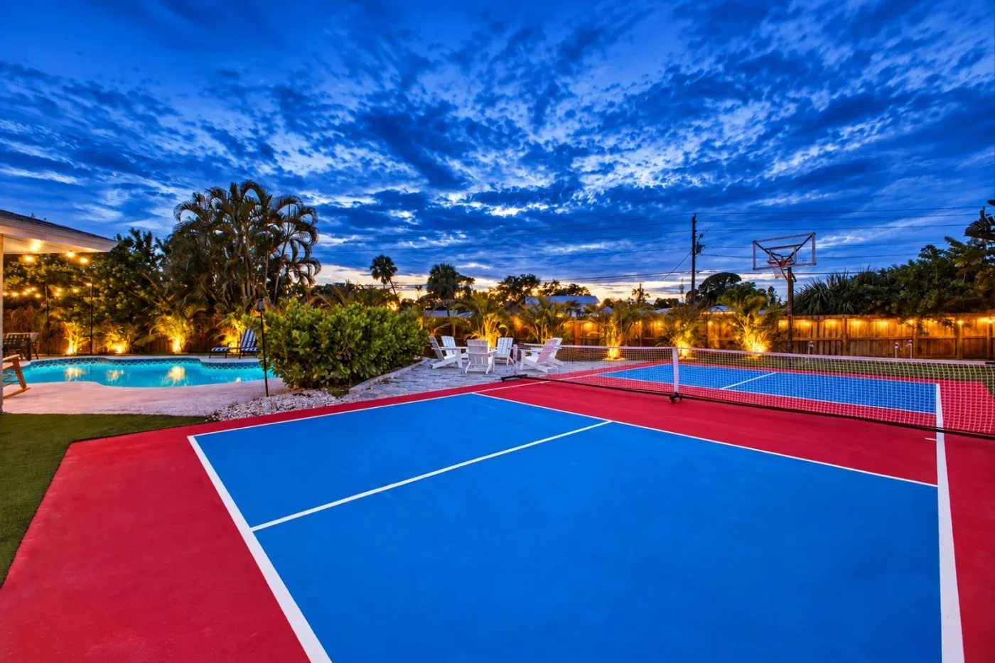 The Coastal — Private pickleball court
